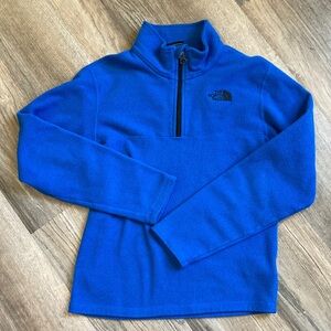 The North Face Boy’s Royal Blue Quarter Zip Fleece